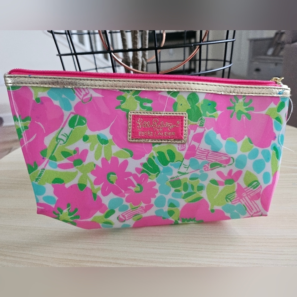 Lilly Pulizter Women's Colorful Floral Make Bag.